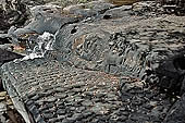 Kbal Spean, called also River of the Thousand Lingam, the riverbed and banks have been graven with linga and various sacred images of hindu divinities 